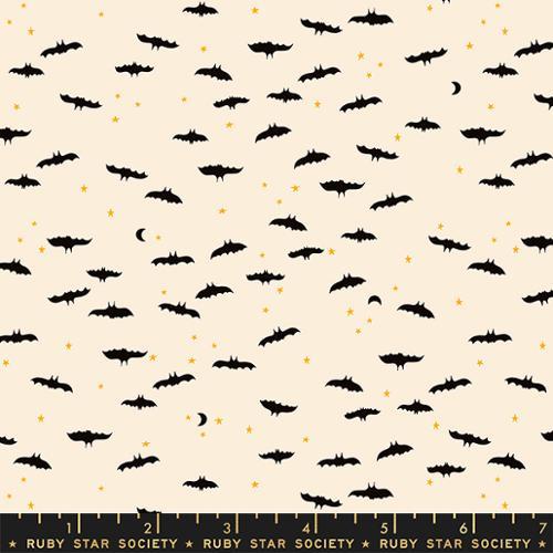 Moda Fabrics Tiny Frights Natural RS5115 13 Ruby Star