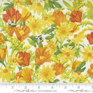 Moda Fabrics Wild Blossoms Cream 48731 11