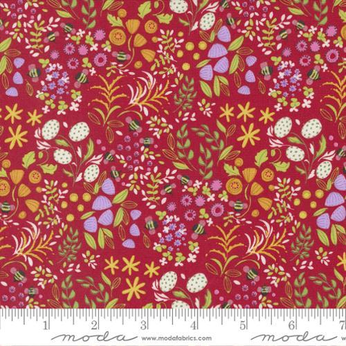Moda Fabrics Wild Blossoms Poppy 48735 19