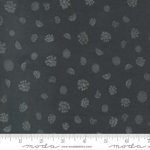 Moda Fabrics Woodland Wildflowers Charcoal  45587 19