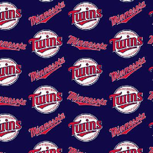Needlecraft Inc. Fabrictrad MLB Cotton Minnesota Twins 58/60" wide