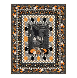 Night Raven Quilt Pattern from Northcott finished size 70" x 90"