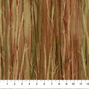 Northcott Fabrics Cedarcrest Falls Rust  DP26910-36