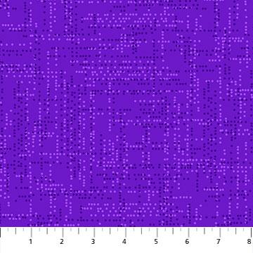 Northcott Fabrics Dot Matrix Purple 10110-85