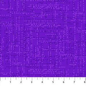 Northcott Fabrics Dot Matrix Purple 10110-85