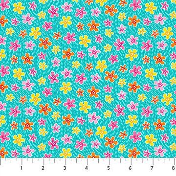 Northcott Fabrics Enchanted Seas Floral 10057-61