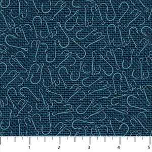 Northcott Fabrics Hooked Navy 24467-49