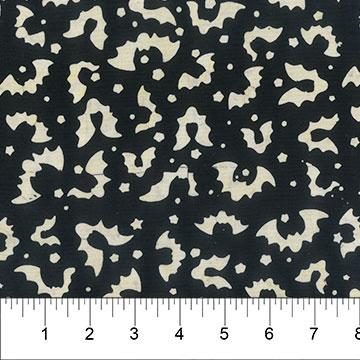 Northcott Fabrics Midnight Magic Batik  Black  83001-99