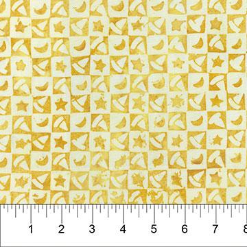 Northcott Fabrics Midnight Magic Batik  Ginger  83003-55