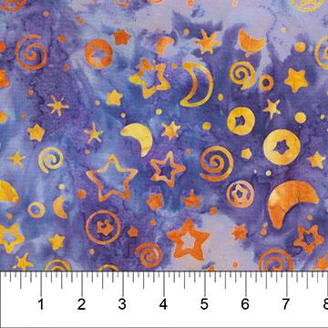 Northcott Fabrics Midnight Magic Batik  Violet  83005-83