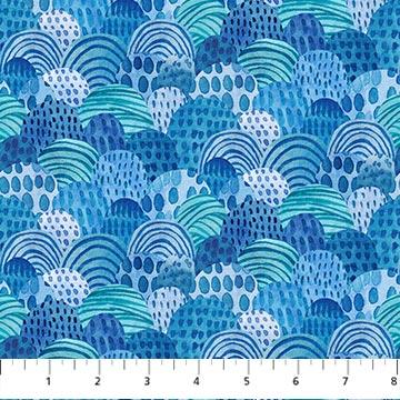 Northcott Fabrics Out to Sea Waves 26657-45