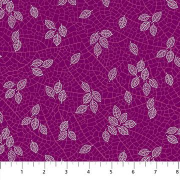 Northcott Fabrics Silhouette Tiny Leaves 23990-86