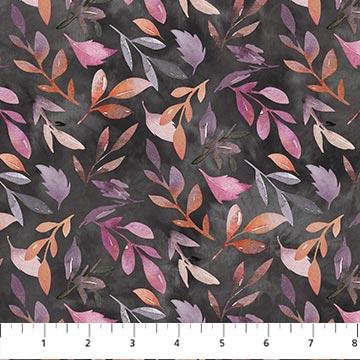 Northcott Fabrics Vivian Charcoal Multi 26828-98