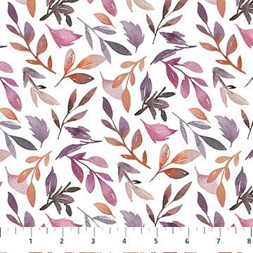 Northcott Fabrics Vivian White Multi 26828-28