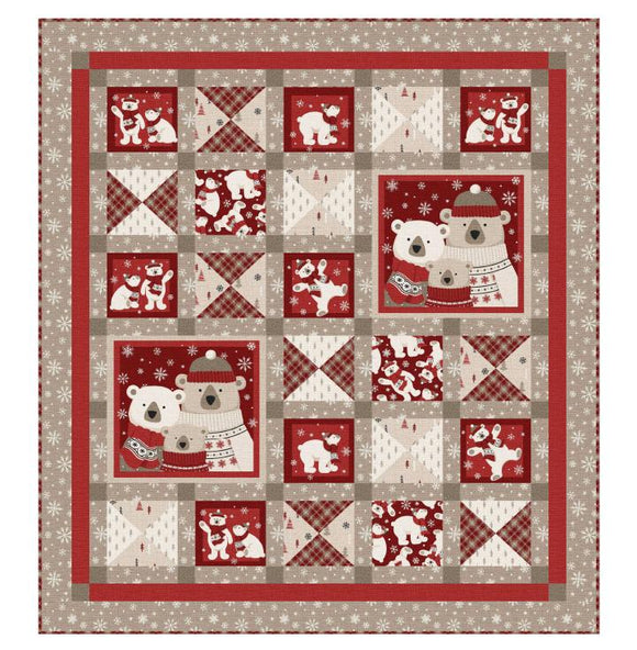 Northcott Warm and Cozy Collage Pattern   PTN2915-10