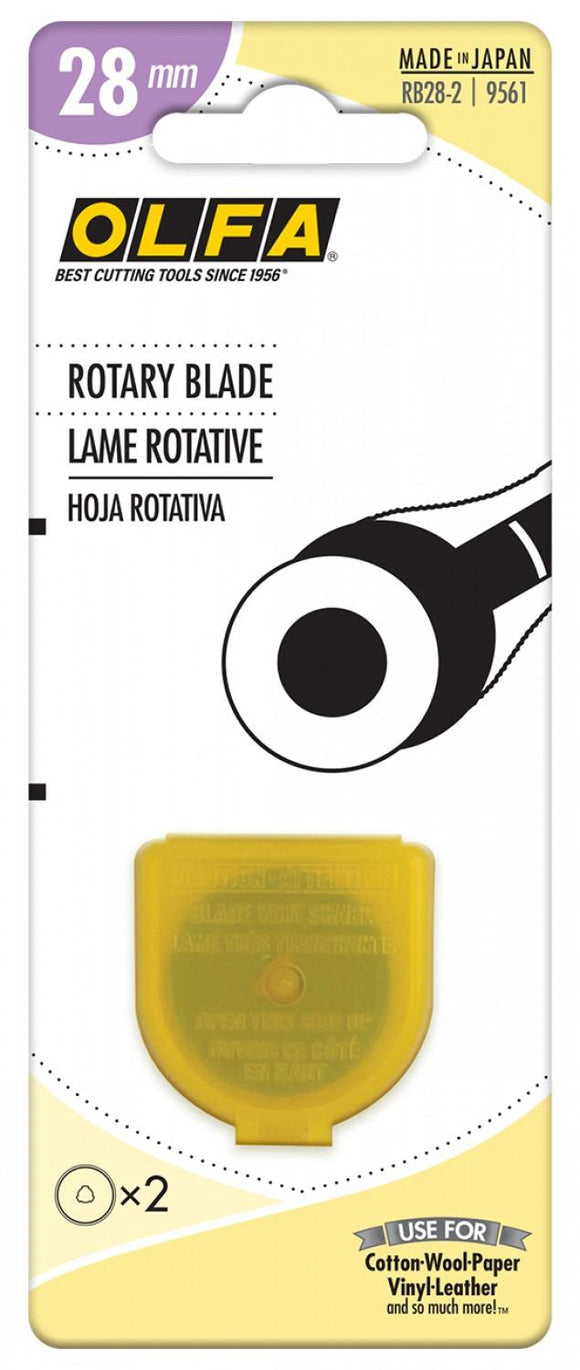Olfa 28mm Rotary Blade 2 Pack RB28-2