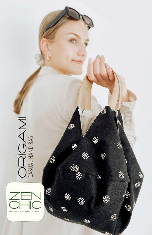 Origami Bag Pattern, Reversible finished size 12 x 12 x 14 pattern –  Affinity For Quilts, Inc.