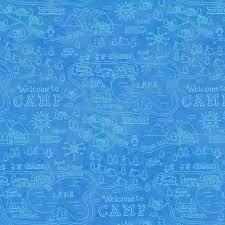 P&B Textiles Wanderlust Blue 04619 B