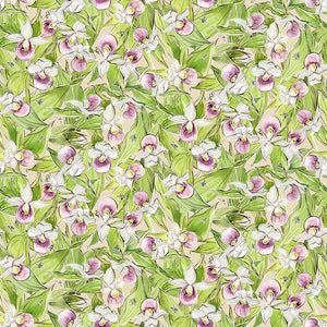 Quilt Minnesota 2023 Digital Lady's Slippers  Light Taupe Y3834-61