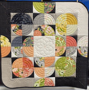 Partial Eclipse Quilt Kit finished size 32 .5" x 32.5" pattern by Robin Pickens