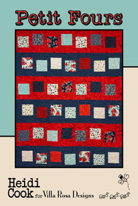 Petit Fours  from Villa Rosa Designs finished size 45" X 57"