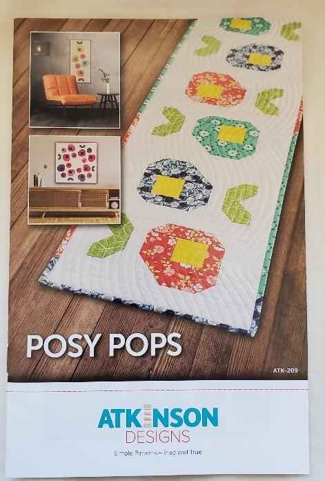 Posy Pops Quilt Runner Pattern by Atkinson Designs