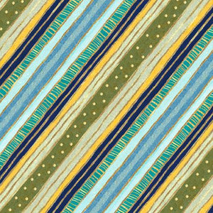 QT Fabrics Mediterranea Diagonal Decorative Stripe 2600 29832 X 10O