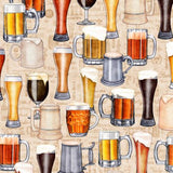 QT Fabrics On Tap Beer Mugs & Glasses 1649 28420 E 150
