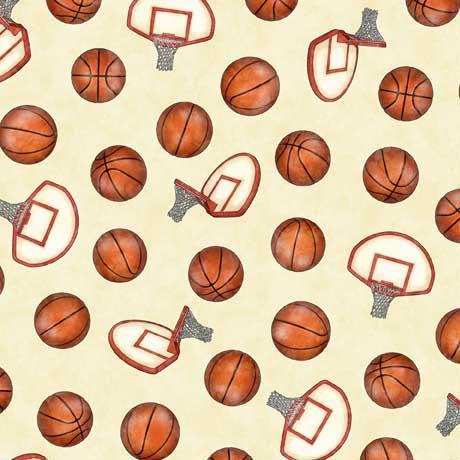 QT Fabrics Slam Dunk Basketball and Hoops 30016-E