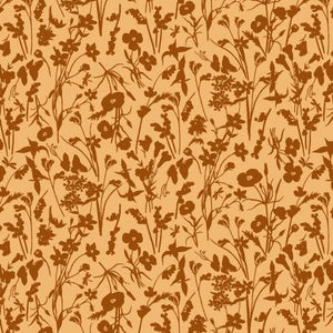 RJR Fabrics Ode To Poppies Hidden Foliage Warm Honey RJ4402-WH2