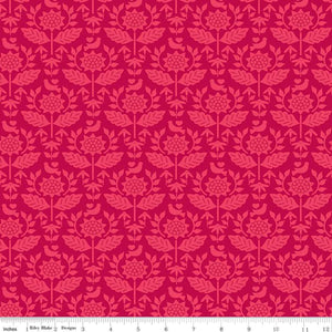 Riley Blake Designs Flour & Flower Wallpaper Berry C14011-Berry