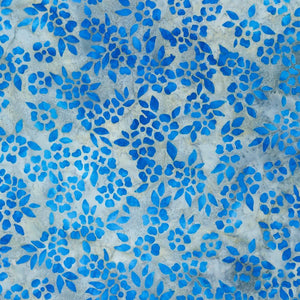 Robert Kaufman Fabrics Batiks Butterfly Habitat AMD-22386-4 Blue