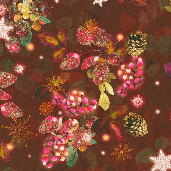 Robert Kaufman Fabrics Festive Beauty AIND-21195-91  Crimson