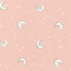 Robert Kaufman Fabrics Flannel Over the Moon Pink Lemonade 21892-480