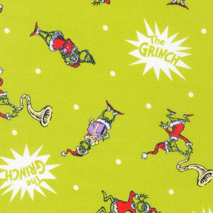 Robert Kaufman Fabrics How the Grinch Stole Christmas ADED-21776-223