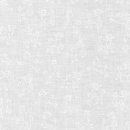 Robert Kaufman Fabrics Mini Madness White Texture on White 19687-1