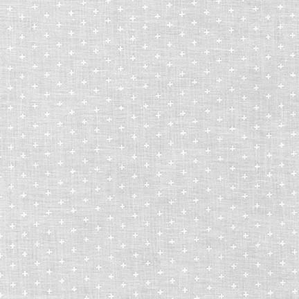 Robert Kaufman Fabrics Mini Madness White Texture on White 19692-1