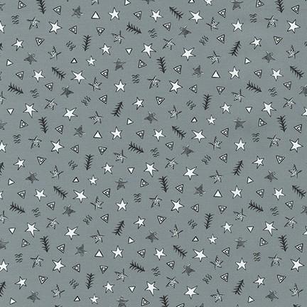 Robert Kaufman Fabrics Neighborhood Pals Grey ADYD-19657-12