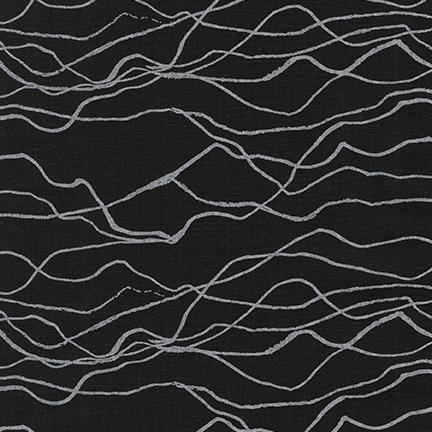 Robert Kaufman Fabrics Quarry Trail Cotton Linen Blend Black AFH-19812-2