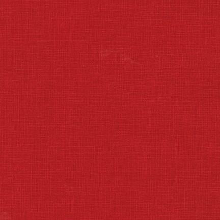 Robert Kaufman Fabrics Quilter's Linen Crimson ETJ-9864-91