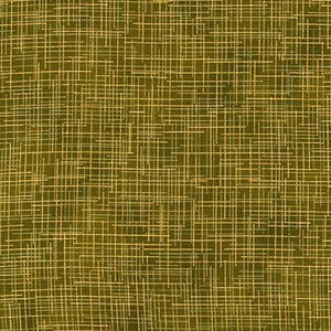 Robert Kaufman Fabrics Quilter's Linen Metallic SRKM-14476-49 OLIVE