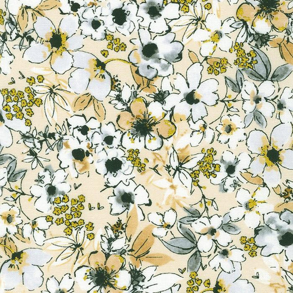 Robert Kaufman Fabrics Rosette Natural  SRKM-21284-14