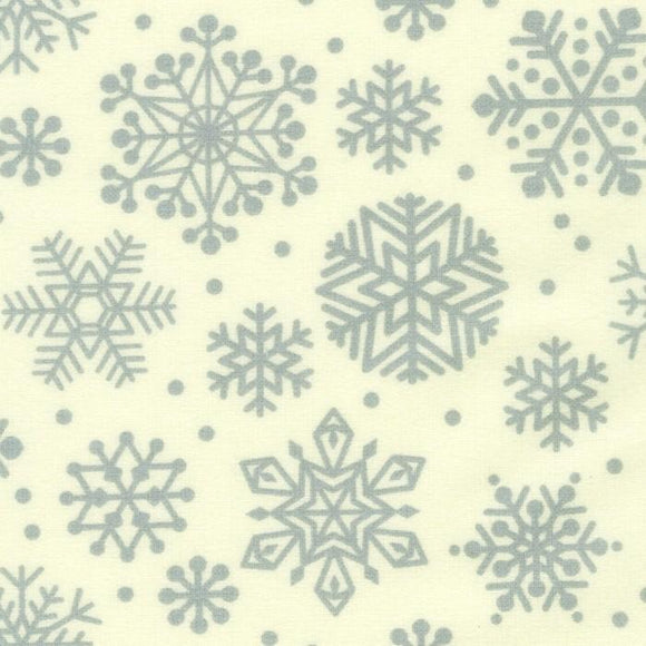 Robert Kaufman Fabrics Snow Snuggles Flannel Snow  WELF-20965-87