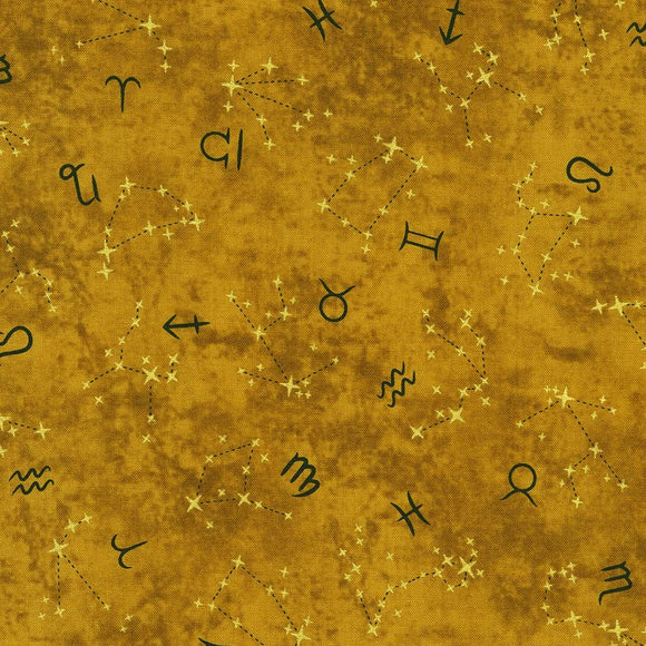Robert Kaufman Fabrics Star Maps Gold SRKM-21467-133-GOLD