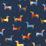 Robert Kaufman Fabrics Whiskers and Tails SRK-20414-9 Navy