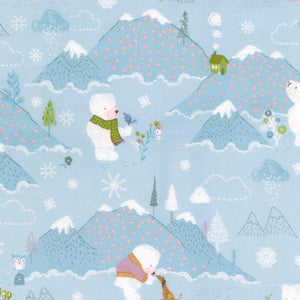 Robert Kaufman Fabrics Winter Days Flannel Breeze 21747-390