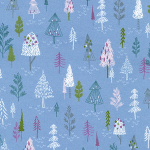 Robert Kaufman Fabrics Winter Days Flannel Periwinkle 21753-61