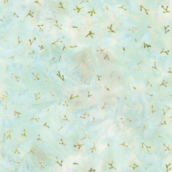 Robert Kaufman Fabrics Wintergreen Batik Sprig  AMD-21067-35