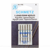 Schmetz Jeans/Denims Machine Needle 5 Count Size 14/90  #1782