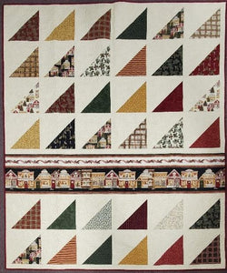 Slice of Cake Quilt Kit finish size 64.5" x 78" pattern by Antler Quilt Designs